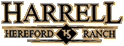 Harrell Hereford Ranch logo.